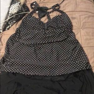 Two piece plus size bathing suit